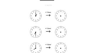 Printable Sheets - Time clocks