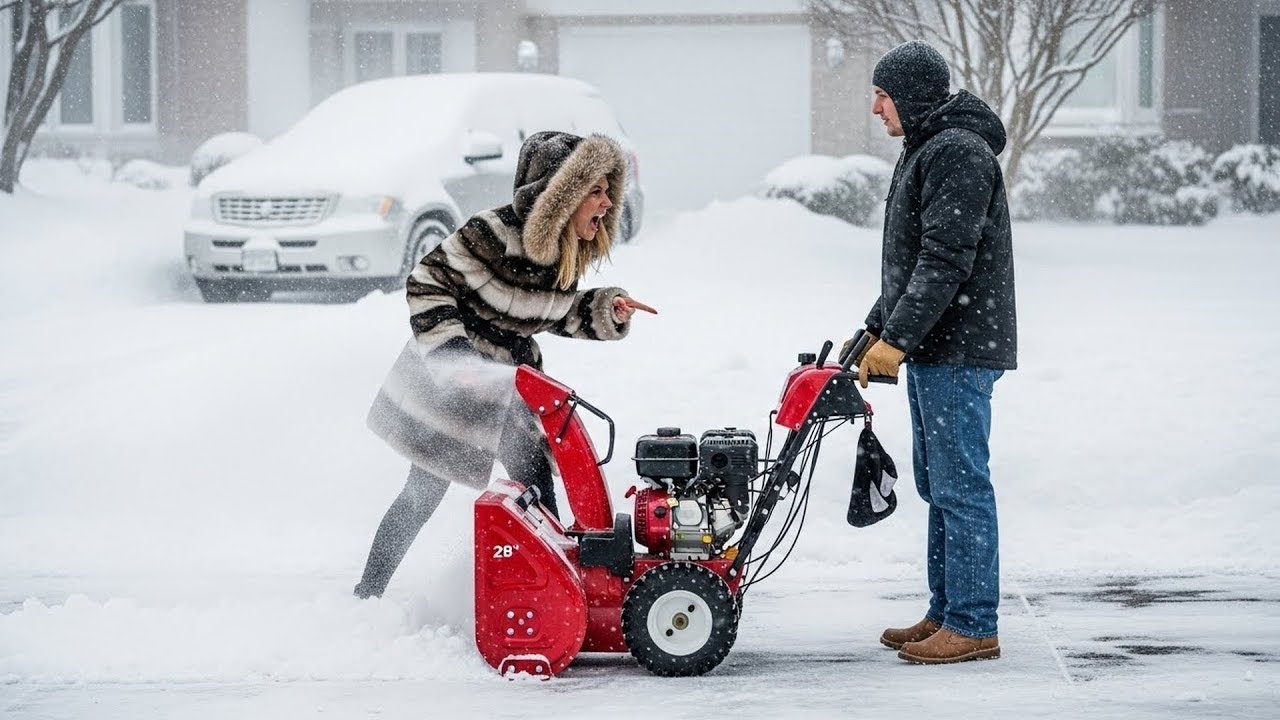 Karen Demanded My Snow Blower — So I Made Her Apologize in Writing