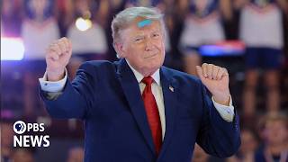 WATCH: Trump arrives at finale of Patriot Games high school athlete competition