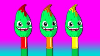 Learn Magic Colors and Numbers! Groovy The Martian educational cartoons for kids \& Nursery Rhymes