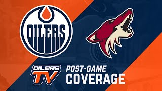ARCHIVE | Oilers Post-Game Interviews at Coyotes