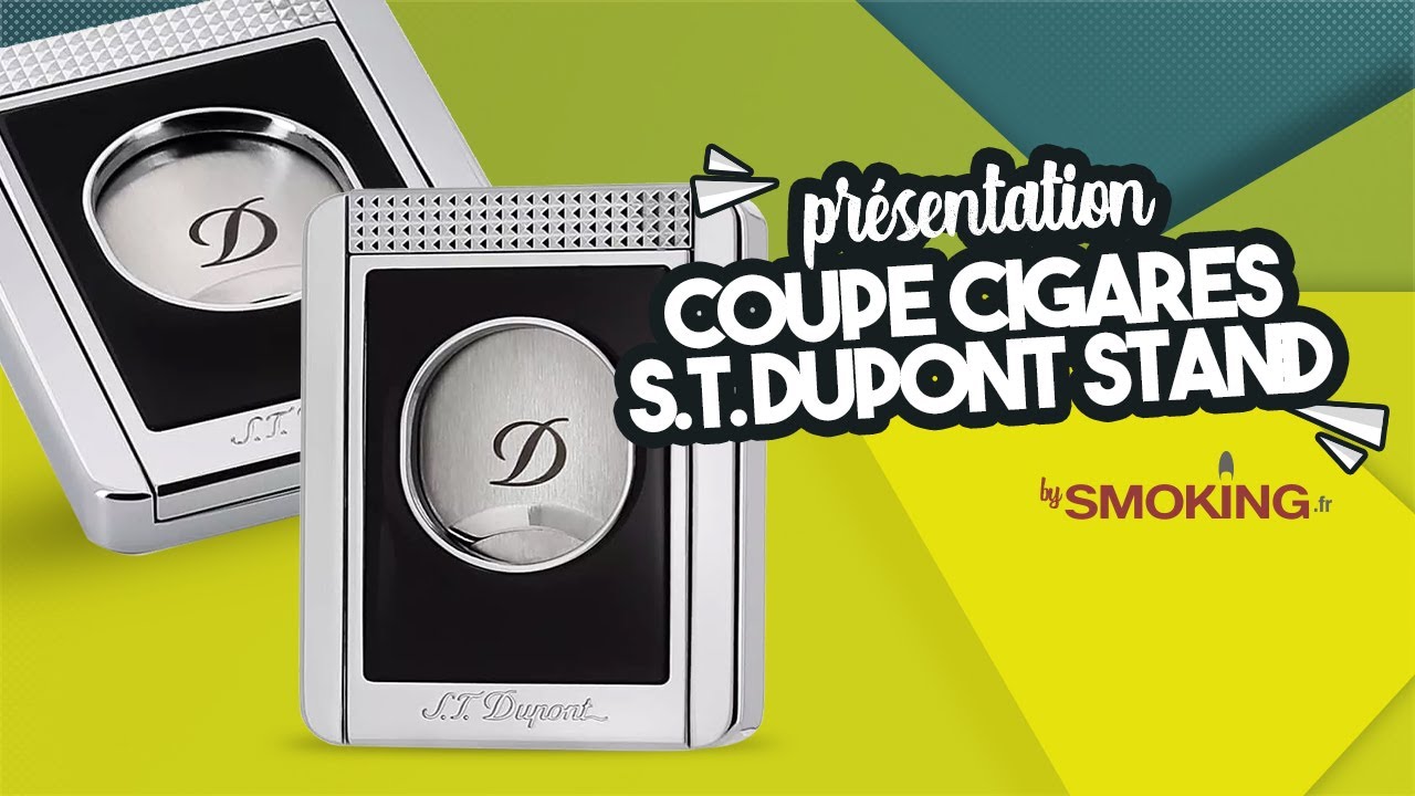 [PRESENTATION 360°] Coupe cigares S.T. Dupont Stand Noir Chrome
