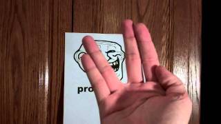 How to give The Vulcan salute (Star Trek) - Tutorial reversed