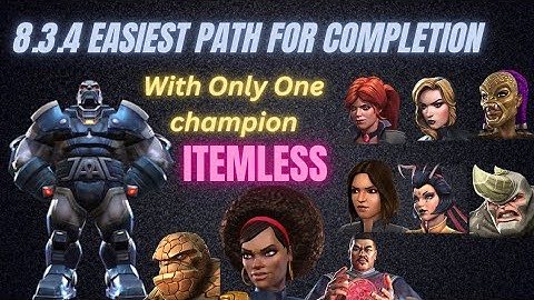 Act 8.3.4 Easy Path For Completion Apocalypse vs. Whole Path Apocalypse vs. Misty Night Boss mcoc