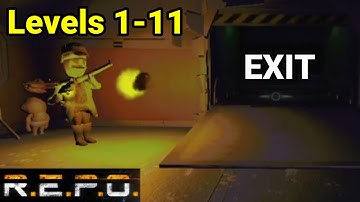 R.E.P.O. Solo Levels 1-11 | JUMPSCARE HUNTSMAN. [Glitchless] [Solo Repo]