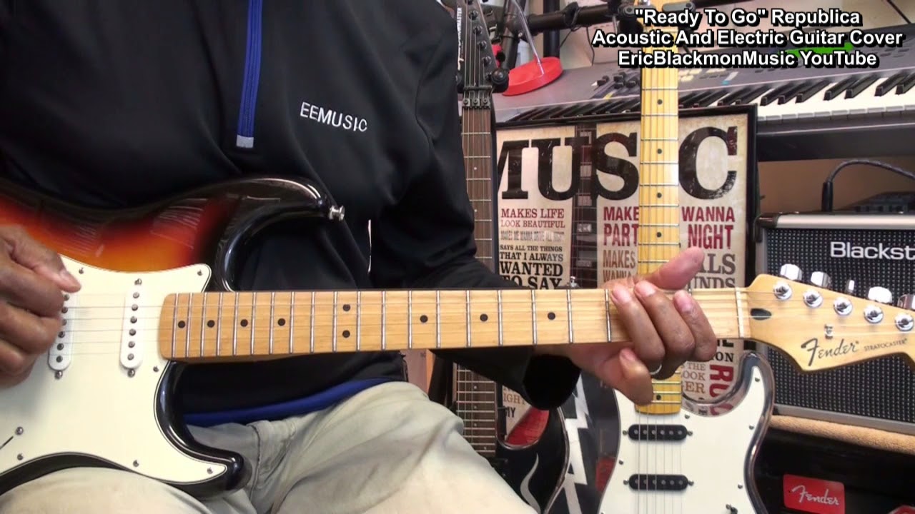 music live READY TO GO Republica Acoustic And Electric Guitar Cover - Drop D LESSON LINK! Eric Blackmon Guitar