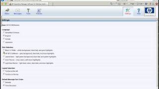 HP OMW 8.16 - Web console settings