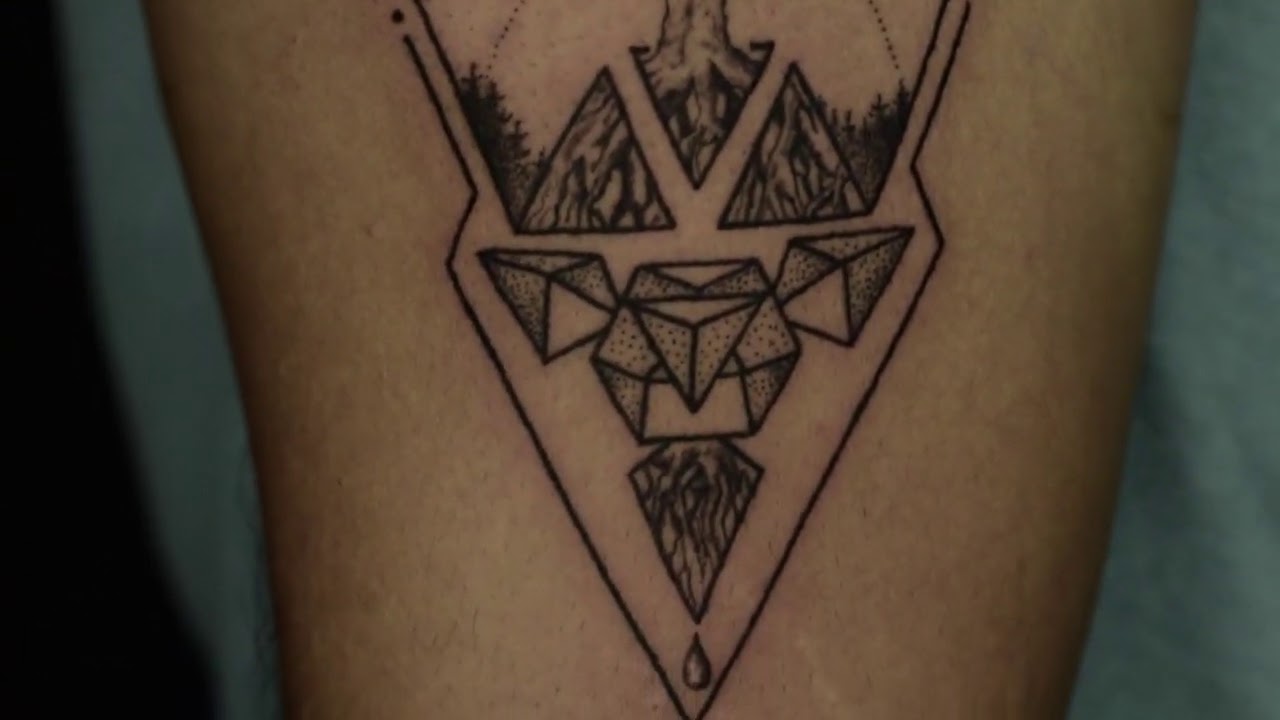 TRIPPINK Tattoos | Ink Your Story | Geometric Tree of Life Tattoo
