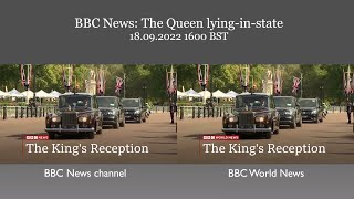 BBC News | Special Sombre Countdown + Opening (Double-screen), 18.9.2022 16BST