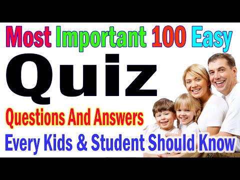 most-important-100-easy-general-knowledge-gk-questions-|-trivia-questions-|-kids-gk-|-kids-trivia
