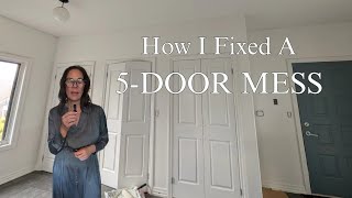 How I fixed a 5-Door Layout (When a Room Feels Impossible to Design)
