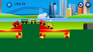 Tiny Train Puzzle Game - Drag Pieces Place Train Track - Android Gameplay #80