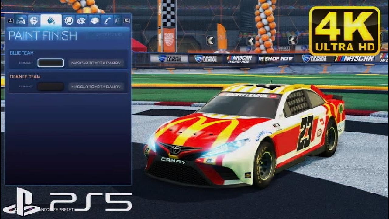 Rocket League Nascar Toyota Camry 4k 60 Fps PS5 Gameplay YouTube