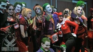 Jokers and Harley Quinns! Gotham DC Heroes and Villains Cosplay Photoshoot!