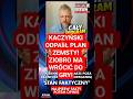 KACZYŃSKI URUCHOMIŁ PLAN ZEMSTY! 😱 Ziobro wraca! #shorts