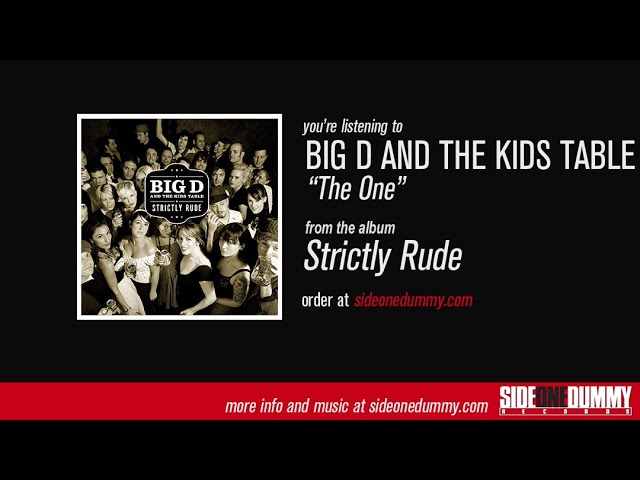 BIG D AND THE KIDS TABLE - TOO MUCH 