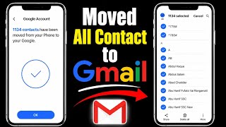 How to Move All Contacts to Gmail Account 2026 | New Process