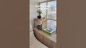 Gezellige leeshoek in de woonkamer #interieurinrichting #wooninrichting #appartementinrichting #l...