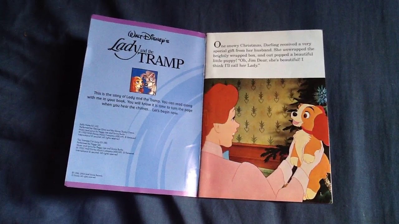 Disneys Lady And The Tramp Read Along YouTube