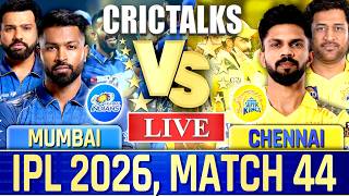 🔴 Live: MI vs CSK, Live Commentary | IPL 2026 | Cricket Live Match Score , 1st Innings