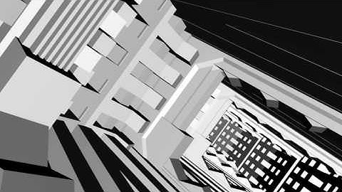 60fps B&W Retro Tunnel Travel Animation VJ LOOP