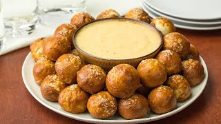 Pretzel Bites with Mustard Cheese