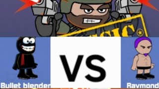 Clash of newgens Bullet blender vs Rayjod #minimilitia #goviral #gaming  screenshot 4