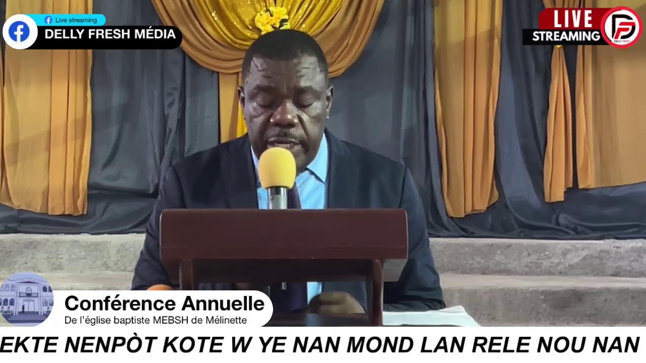 5ème soirée conférence annuelle de l’église Baptiste de Melinette