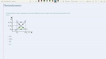 NEET Video Solutions to Questions - Thermodynamics