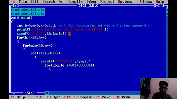 Digital Clock by using C programing
