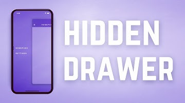 📱Hidden Drawer • Flutter Tutorial ♡