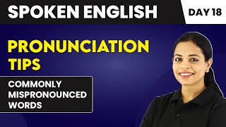 Common Pronunciation Mistakes - Pronunciation Tips (Day 18) | Spoken English Course📚