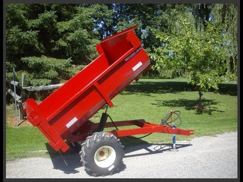 dump tractor trailers farm ton hydraulic wagon implements trailer atv welding road berkelmans cart utv utility garden deere john attachments