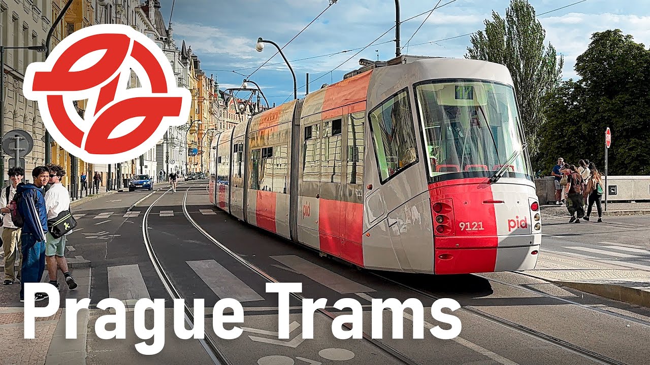 [4K] 🇨🇿 Пражский Трамвай | DPP и PID