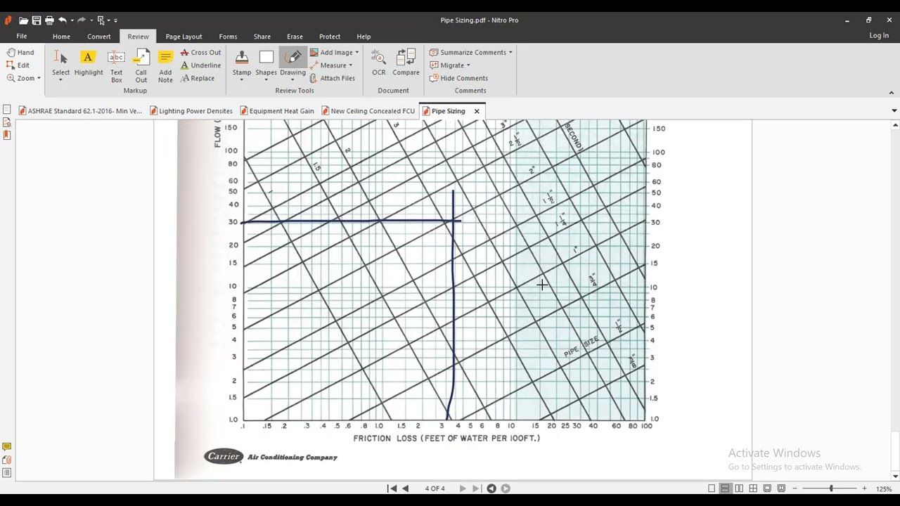 49.Part (3) - Air Distribution - Pipe Sizing Example