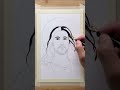 Dibujando a Jesus con Tinta Negra