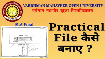 VMOU MA Final Geography Practical File