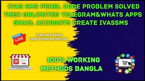 ivas sms penel used then unlimited telegram what