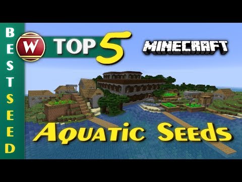 Top 5 Seeds 2018 - Aquatic Update - Minecraft 1.13 || Best Survival Seed [Deutsch]