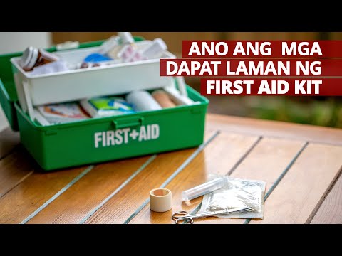 Video: Anong Mga Gamot Ang Kasama Sa Military First-aid Kit AI-1