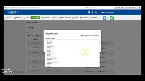 iPro Agents Craigslist Poster Tutorial