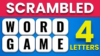 Scrambled Word Games | Guess the Word Game (4 Letter Words) screenshot 1