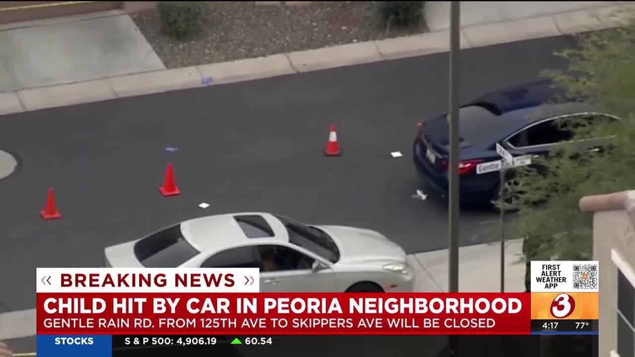 Child fighting for life after being hit by driver in Peoria - YouTube