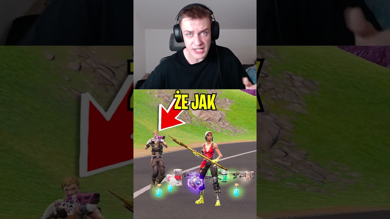 Czasami cheaterzy w fortnite robią coś dobrego... #shorts
