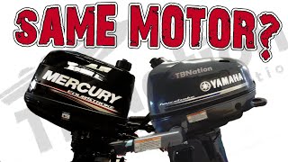 Portable outboards are EERILY SIMILAR! Mercury vs Yamaha Comparison.