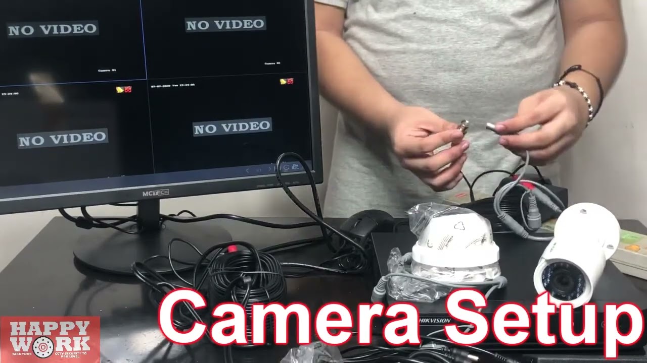 HIKVISION 4CH 2MP Eco KIT CCTV Package DIY 1080p 4 Camera  CCTV Kit Setup and Installation Guide