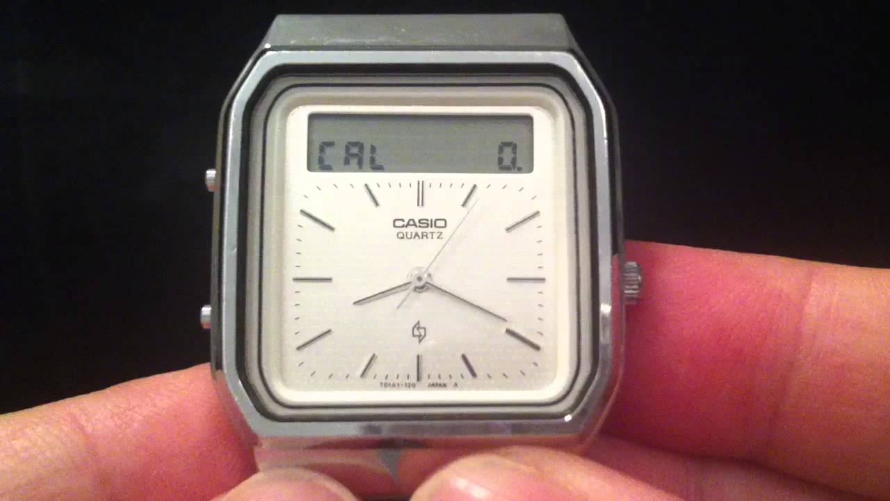 Casio ya tenía un reloj con pantalla táctil en 1984: así era el AT-552 Janus