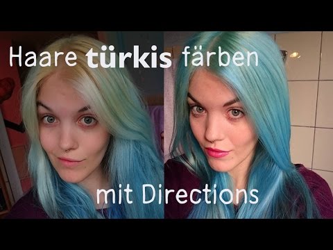Video: Haare türkis färben (mit Bildern)