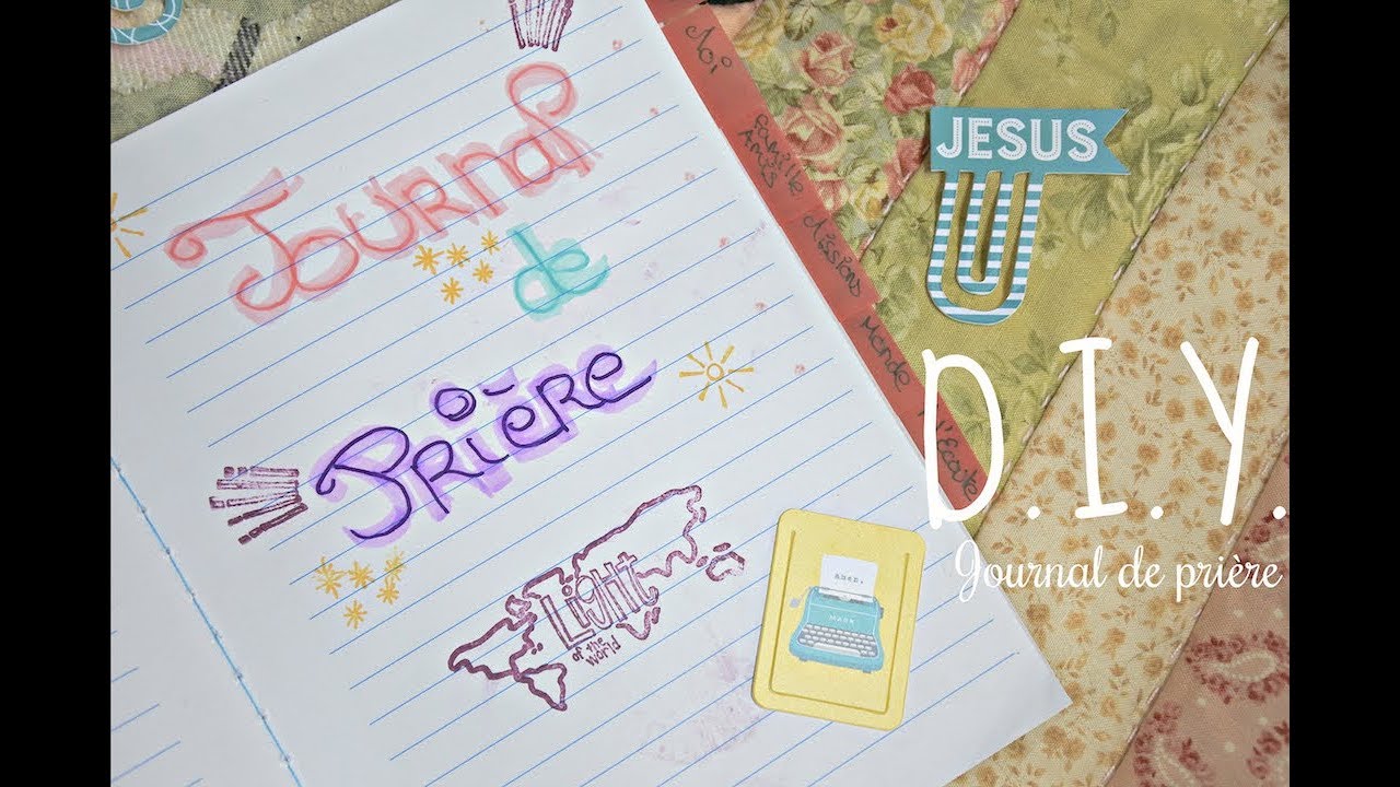 DIY Journal de Prière - Andrea Naomie - YouTube
