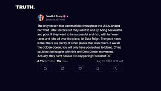 President Trump Weighs In On Neighborhoods That Reject Data Centers